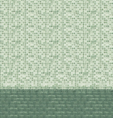 Set lenzuola in Flanella con Trattamento Antipilling - Pois Verde